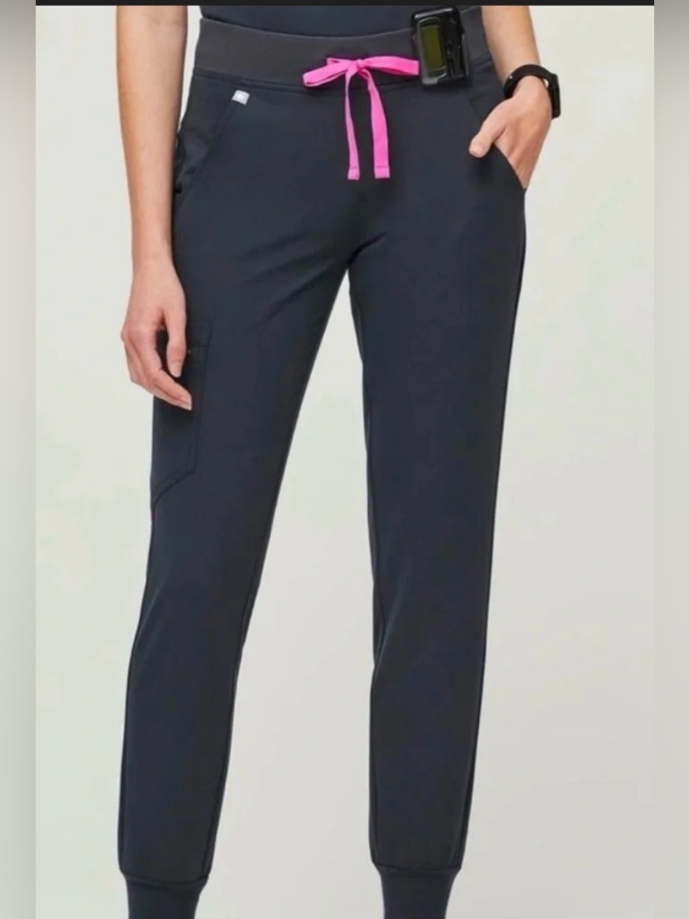 Figs Navy Zamora High waisted petite scrub pant jogger *LIMITED EDITION